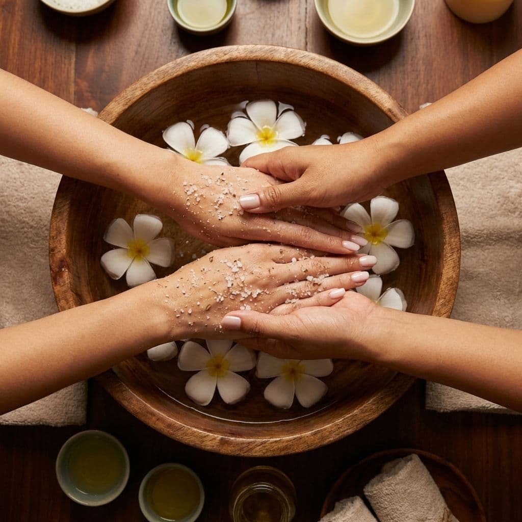 Spa Manicure & Pedicure